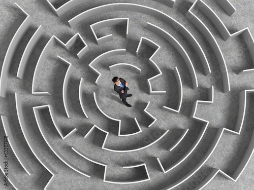 Photo: Finding solution Finding solution