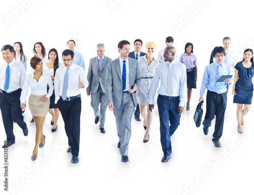 Photo: Business People Walking Business People Walking