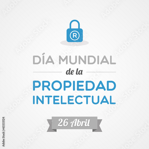 Vector: World Intellectual Property Day in Spanish World Intellectual Property Day in Spanish