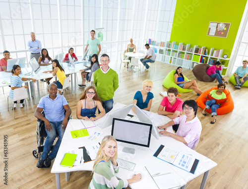 Photo: Group of Student in the Classroom Group of Student in the Classroom