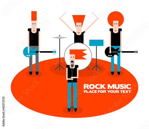 Photo: Rock band Rock band