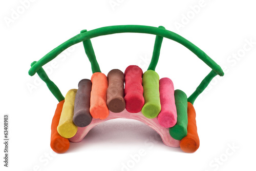 Photo: plasticine bridge plasticine bridge