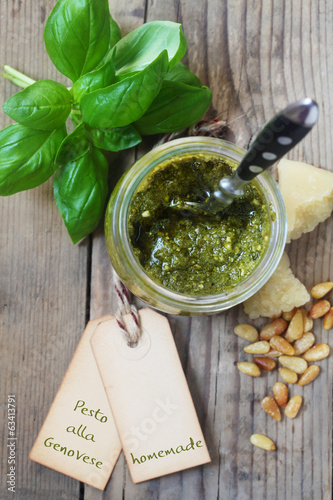 Photo: Homemade Pesto alla Genovese Homemade Pesto alla Genovese