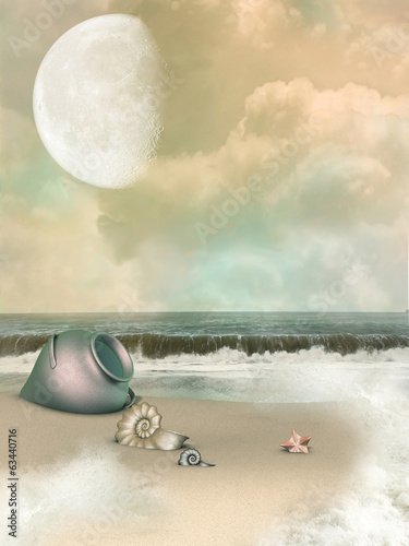 Illustration: Fantasy landscape Fantasy landscape