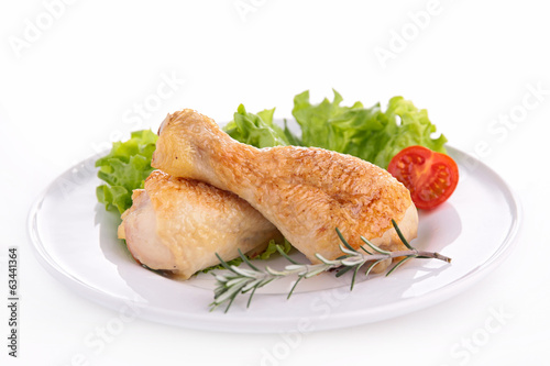 Photo: grilled chicken legs grilled chicken legs