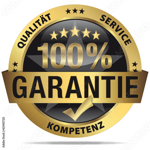 Vector: 100% Garantie - Qualität, Service, Kompetenz 100% Garantie - Qualität, Service, Kompetenz