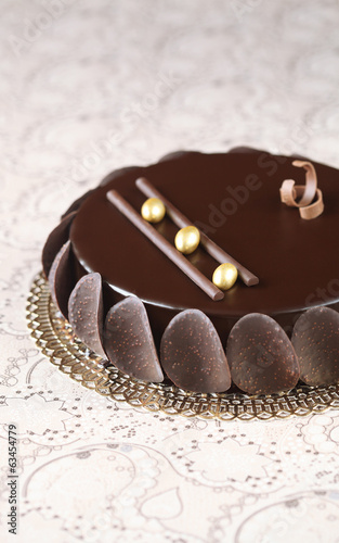 Photo: Chocolate Glazed Mousse Cake Chocolate Glazed Mousse Cake