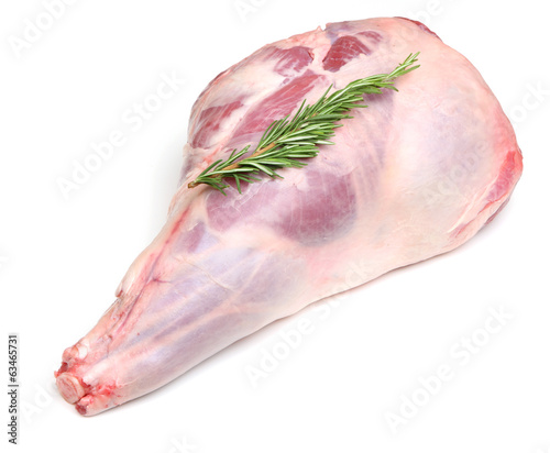 Photo: Raw Leg of Lamb Raw Leg of Lamb