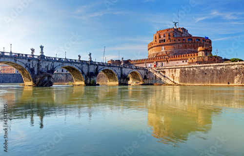 Photo: Castle st. Angelo. Rome, Italy Castle st. Angelo. Rome, Italy