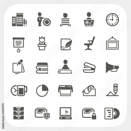 Vector: Business and Office icons set Business and Office icons set