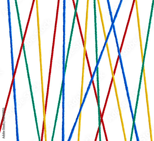 Photo: wool string rope cord cable line wool string rope cord cable line