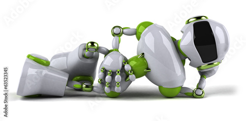Illustration: Green robot Green robot