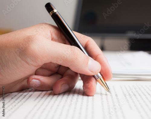 Photo: Hand writing Hand writing