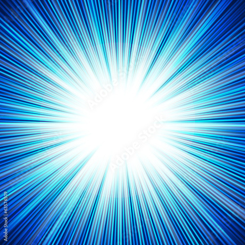 Vector: Abstract background of blue star burst Abstract background of blue star burst