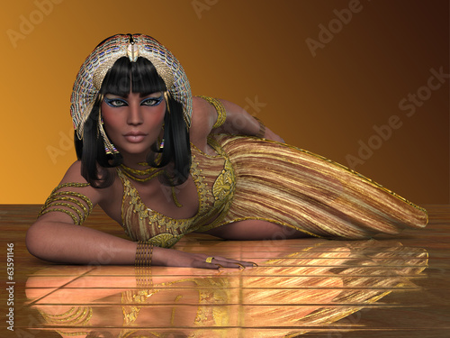 Illustration: Egyptian Priestess Egyptian Priestess