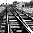 Old railway in rural area Old railway in rural area