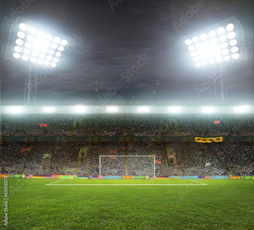 Photo: stadium with fans stadium with fans