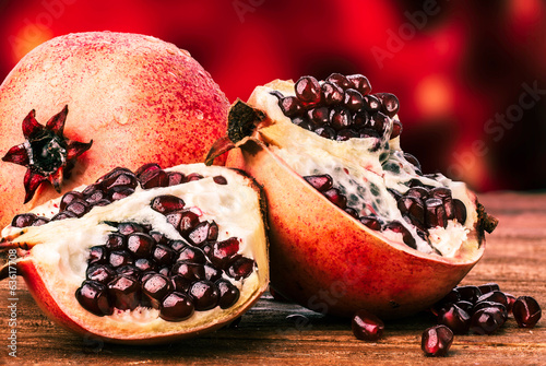 Photo: Ripe pomegranate Ripe pomegranate