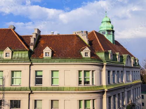 Photo: Vienna, Austria. Typical architectural details of historical bui Vienna, Austria. Typical architectural details of historical bui