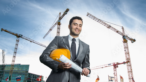 Photo: Successful engineer or architect Successful engineer or architect