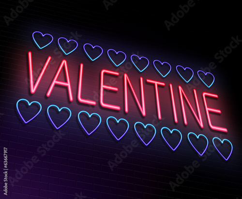 Illustration: Valentine concept. Valentine concept.
