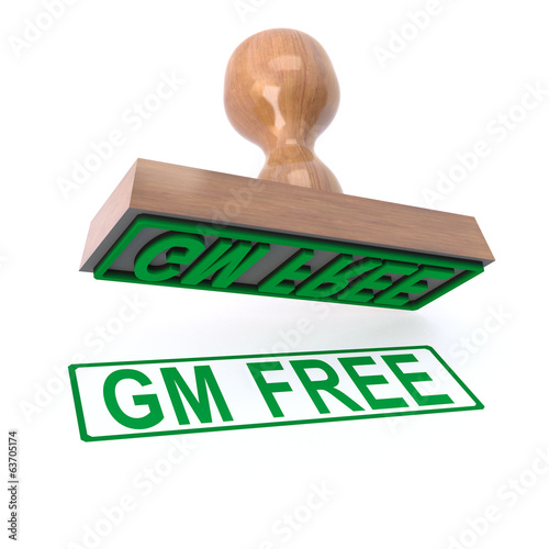Illustration: 3d GM Free stamp 3d GM Free stamp