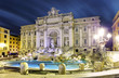 Rome, Italy - famous Trevi Fountain (Italian: Fontana di Trevi) Rome, Italy - famous Trevi Fountain (Italian: Fontana di Trevi)