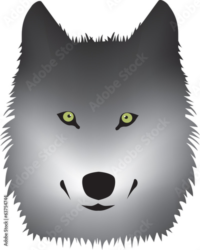 Vector: wolf head illustration wolf head illustration