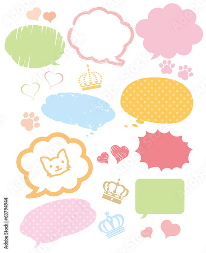 Vector: speech bubble Vector speech bubble Vector