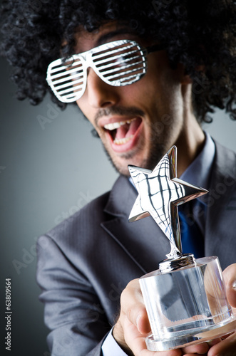 Photo: Man getting his star award Man getting his star award