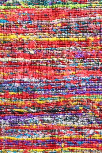 Photo: Tapis indien - fibres recyclés Tapis indien - fibres recyclés