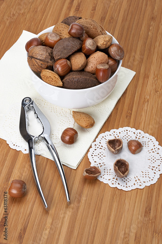 Photo: Assorted Whole Nuts In A Bowl Assorted Whole Nuts In A Bowl