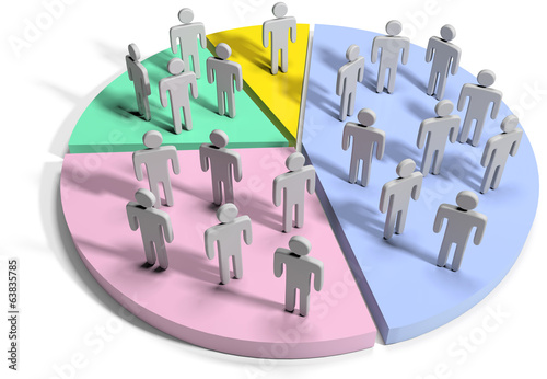 Illustration: Financial data statistics business people Financial data statistics business people
