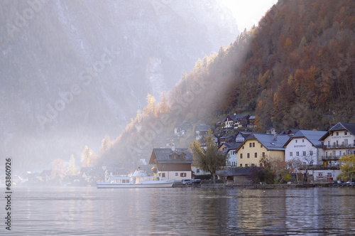 Photo: Hallstatt, Austria late afternoon Hallstatt, Austria late afternoon
