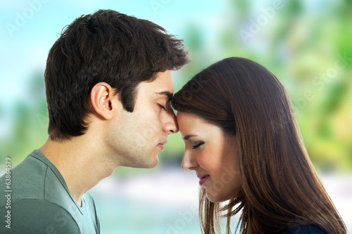 Photo: Young couple relaxing Young couple relaxing