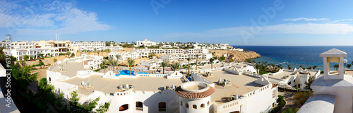 Photo: Panorama of the luxury hotel, Sharm el Sheikh, Egypt Panorama of the luxury hotel, Sharm el Sheikh, Egypt