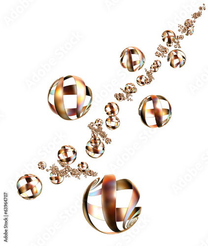 Photo: 3D Rendered Cutout Spheres 3D Rendered Cutout Spheres