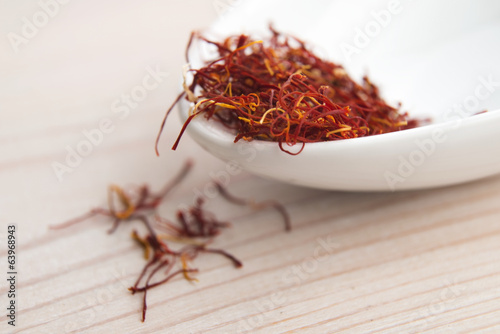 Photo: stigmas of saffron stigmas of saffron