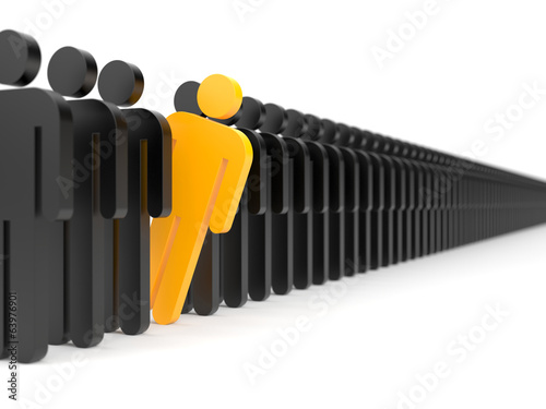 Illustration: Different people Different people