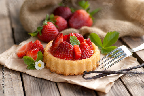 Photo: Kleiner Erdbeerkuchen Kleiner Erdbeerkuchen