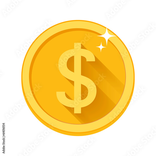 Vector: Flat vector money icon Flat vector money icon