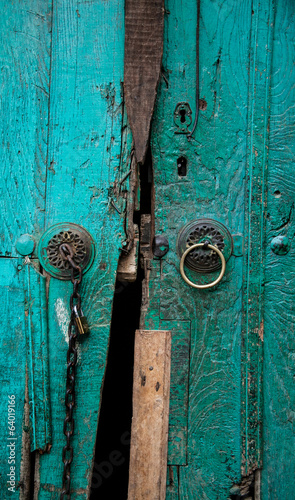 Photo: Wooden Door, Close-up Background Wooden Door, Close-up Background