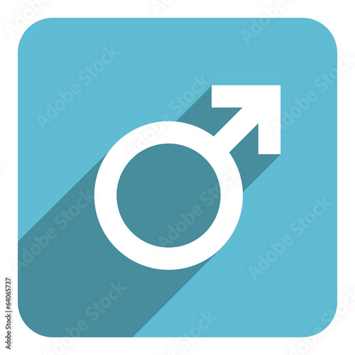 Illustration: male gender icon male gender icon
