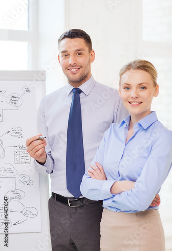 Photo: business team discussing something in office business team discussing something in office