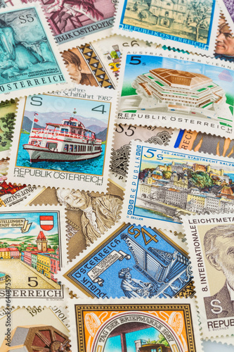 Photo: Österreichische Briefmarken Österreichische Briefmarken