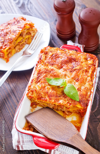 Photo: lasagna lasagna