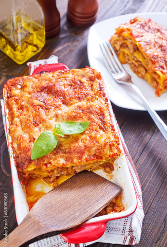 Photo: lasagna lasagna