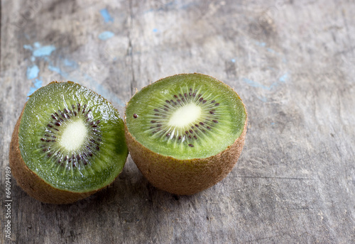 Photo: Close up view of fresh kiwis fruits Close up view of fresh kiwis fruits