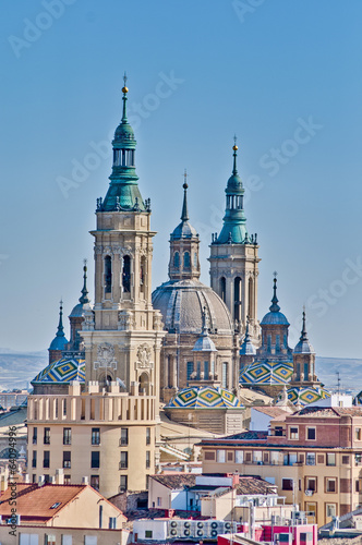 Photo: Our Lady of the Pillar Basilica at Zaragoza, Spain Our Lady of the Pillar Basilica at Zaragoza, Spain