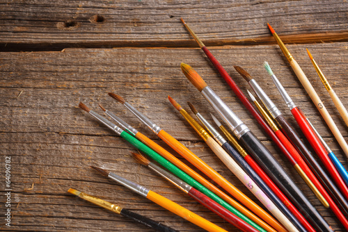 Photo: Artist brushes Artist brushes